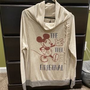 Mickey Mouse Cowl Neck Sweater